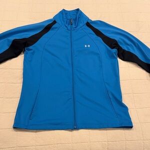 Under Armour Vibrant Blue Jacket with Black Panels Size M